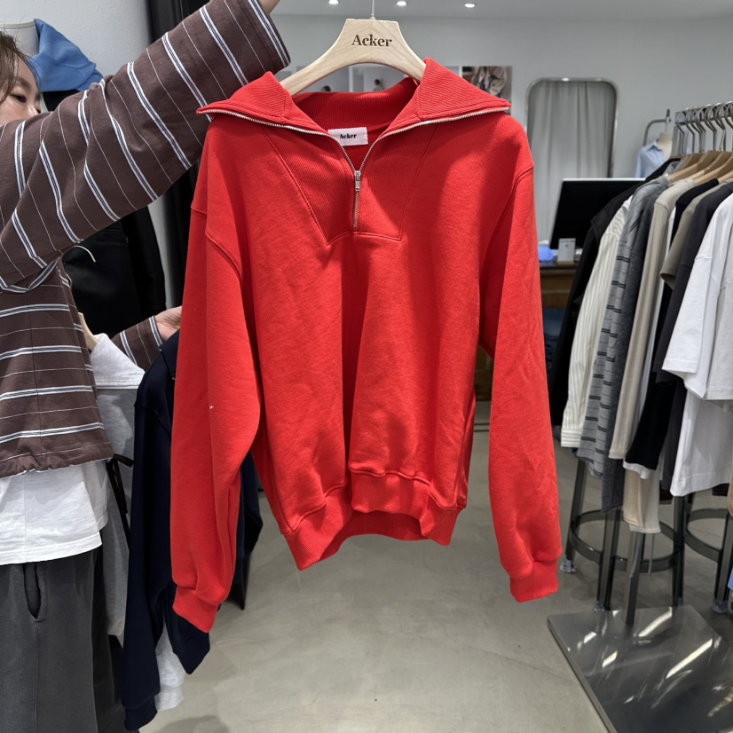ACKER東大門直郵女裝新款熱賣26春夏時尚推薦真品衛衣拉鏈ACKER衛衣圖色3