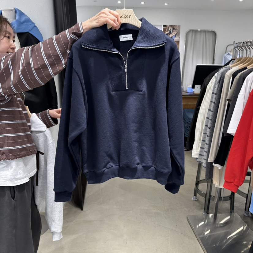 ACKER東大門直郵女裝新款熱賣26春夏時尚推薦真品衛衣拉鏈ACKER衛衣圖色4