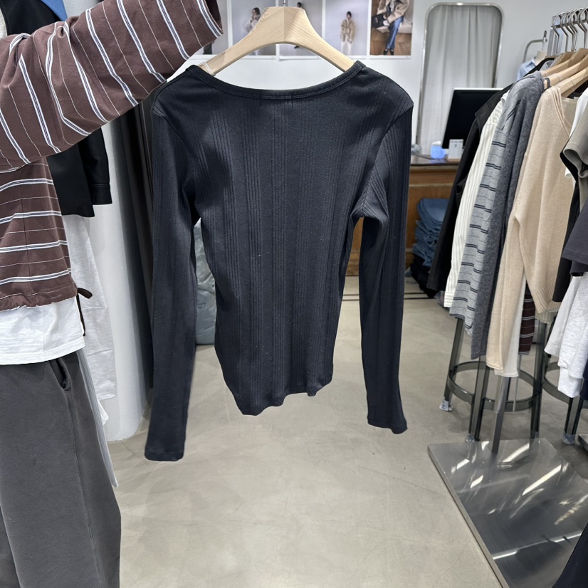 ACKER韓國代購女士新品熱賣推薦職業休閑26春夏時尚長袖T恤ACKER長袖T恤