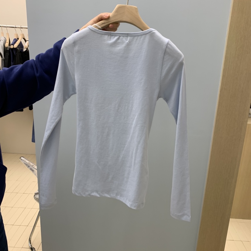 THEPLAN東大門實拍女士新款職業休閑人氣26春夏推薦長袖T恤THE PLAN長袖T恤