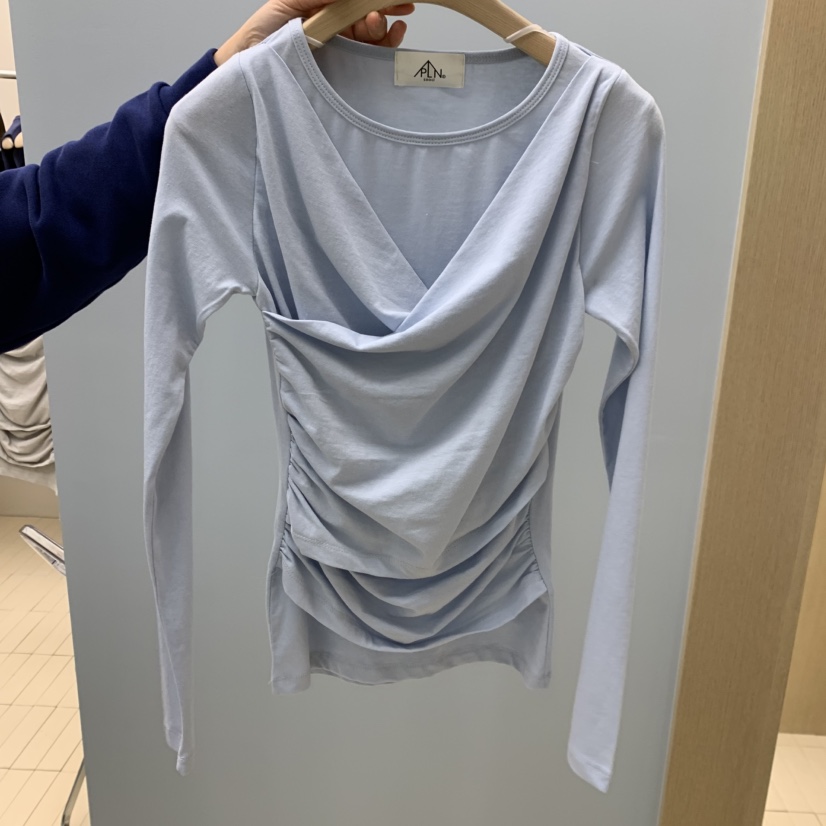 THEPLAN東大門實拍女士新款職業休閑人氣26春夏推薦長袖T恤THE PLAN長袖T恤圖色1