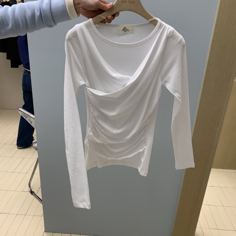 THEPLAN東大門實拍女士新款職業休閑人氣26春夏推薦長袖T恤THE PLAN長袖T恤圖色3