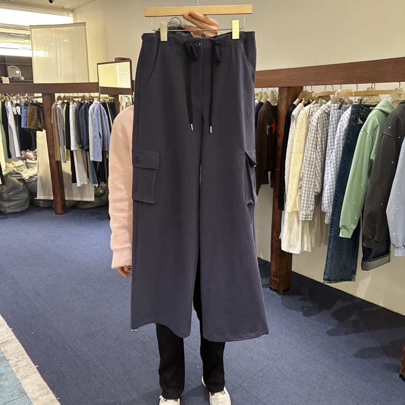 FURE韓國代購女裝新品時尚26春夏人氣休閑休閑褲工裝褲口袋FURE休閑褲圖色2