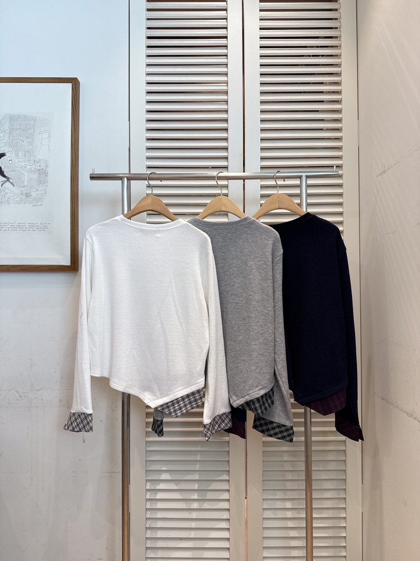 FAVE-L東大門實拍女士新品26春夏真品職業人氣休閑長袖T恤FAVE-L長袖T恤