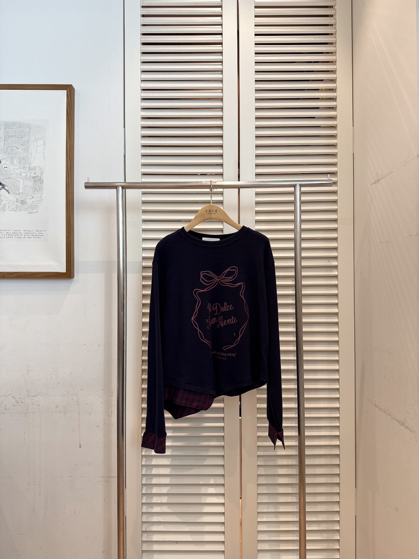 FAVE-L東大門實拍女士新品26春夏真品職業人氣休閑長袖T恤FAVE-L長袖T恤圖色3