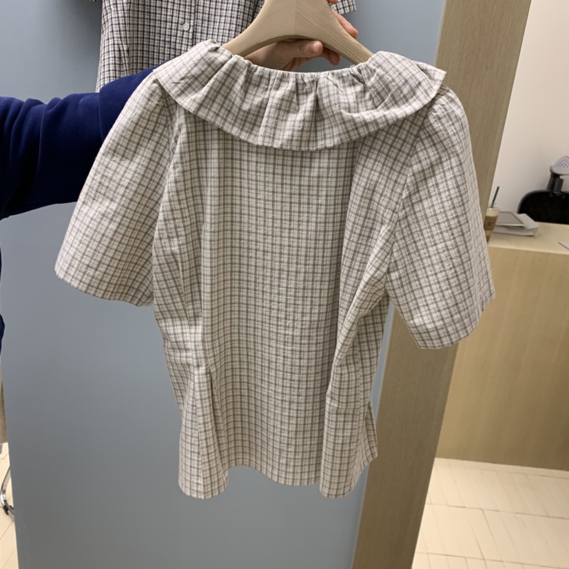 THEPLAN韓國直郵女裝新品人氣真品職業休閑26春夏襯衫蕾絲衫THE PLAN襯衫/蕾絲衫