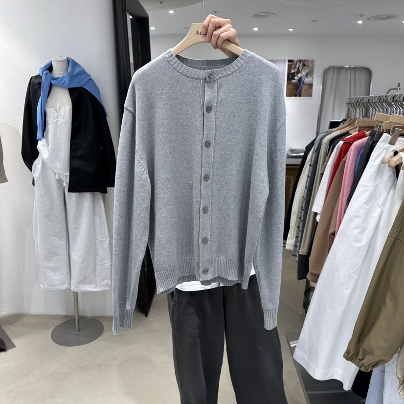 ACKER韓國直郵女士新款職業推薦時尚人氣真品休閑針織衫棉ACKER針織衫圖色1