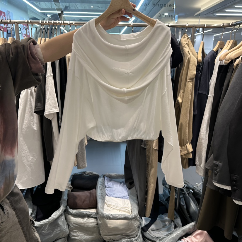 HONG.U東大門直郵女士新品26春夏時尚人氣熱賣職業長袖T恤HONG.U長袖T恤