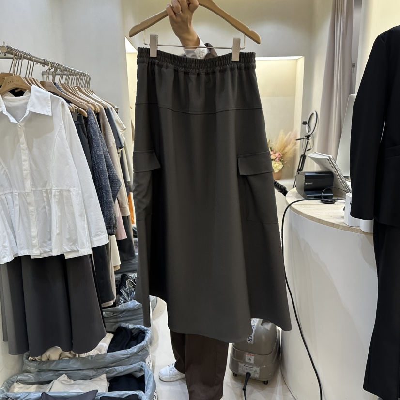 MATIERE東大門實拍女士新款26春夏時尚真品職業推薦人氣長裙MATIERE長裙