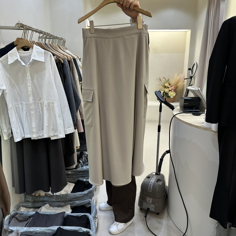 MATIERE東大門實拍女士新款26春夏時尚真品職業推薦人氣長裙MATIERE長裙圖色1