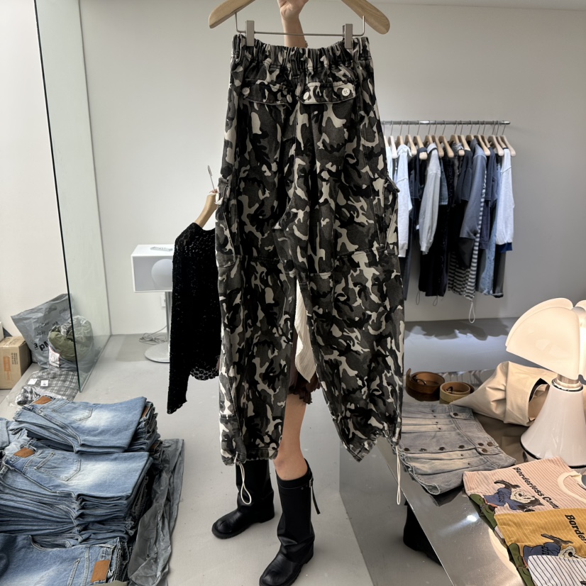 VAULT東大門代購女士新品推薦人氣26春夏熱賣休閑休閑褲迷彩VAULT休閑褲