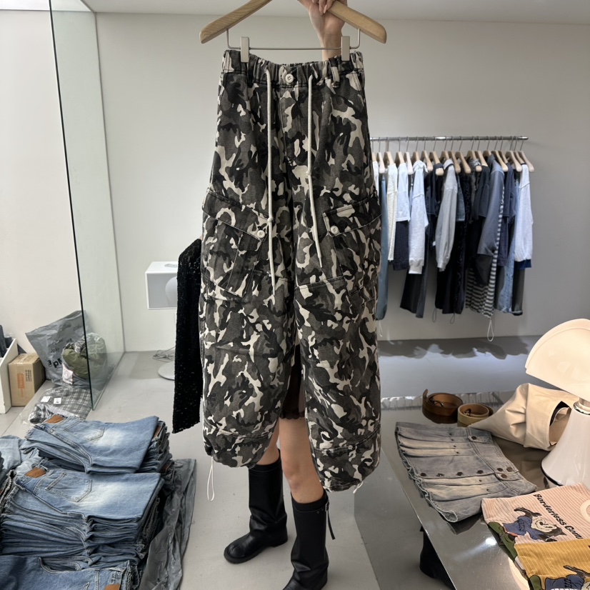 VAULT東大門代購女士新品推薦人氣26春夏熱賣休閑休閑褲迷彩VAULT休閑褲圖色1