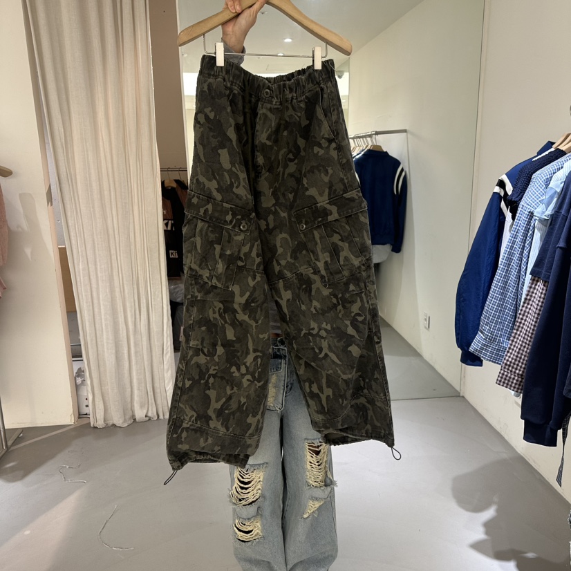 VAULT東大門代購女士新品推薦人氣26春夏熱賣休閑休閑褲迷彩VAULT休閑褲圖色2