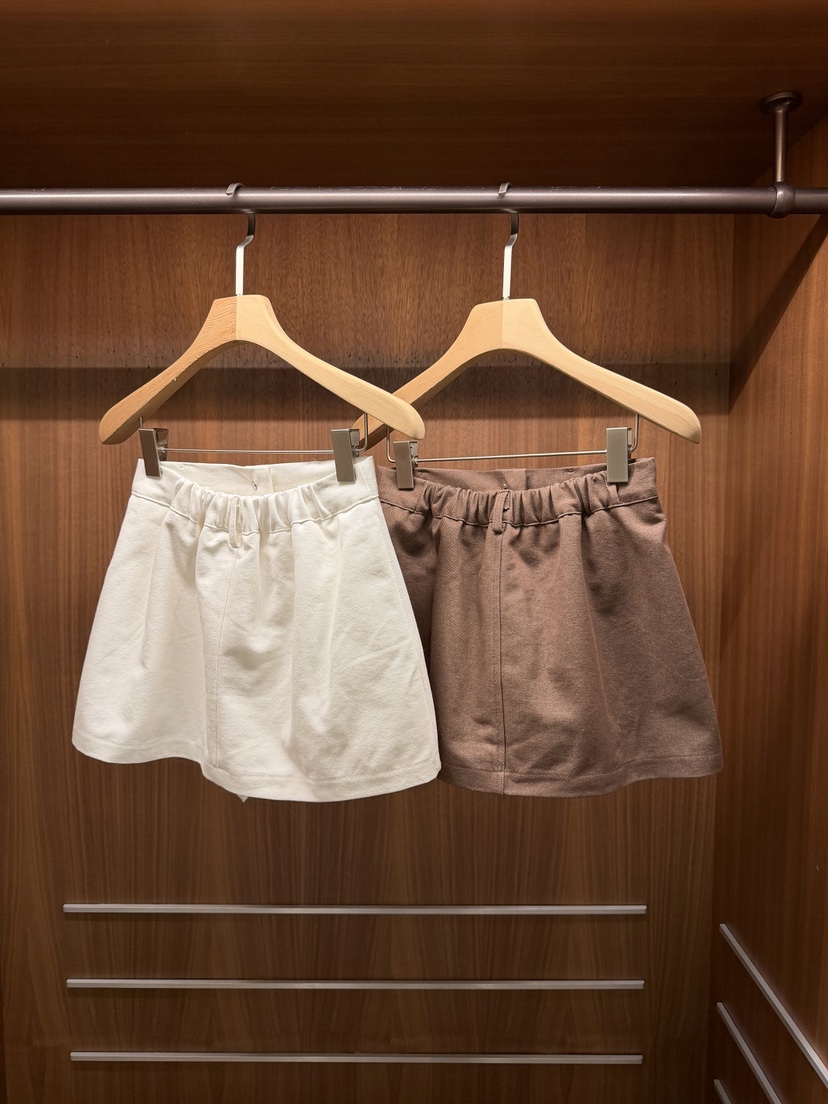 CLOTH東大門直郵女士新款熱賣26春夏人氣時尚短裙口袋水洗CLOTH短裙