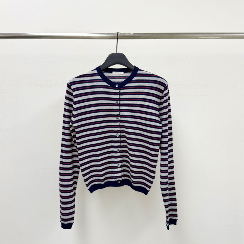 RIVER韓國代購女士新款真品時尚26春夏職業推薦針織衫開衫WATER/RIVER針織衫圖色2