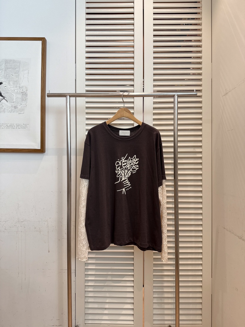 FAVE-L韓國代購女裝新款人氣職業推薦休閑26春夏長袖T恤FAVE-L長袖T恤圖色2