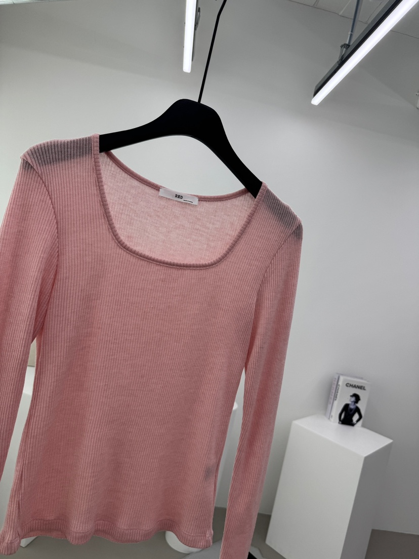 RED-A東大門代購女士新款真品推薦休閑職業人氣熱賣長袖T恤RED-A長袖T恤圖色2