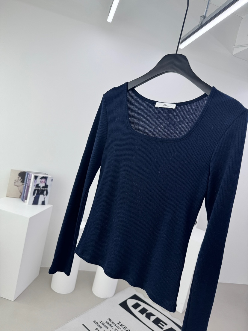 RED-A東大門代購女士新款真品推薦休閑職業人氣熱賣長袖T恤RED-A長袖T恤圖色3