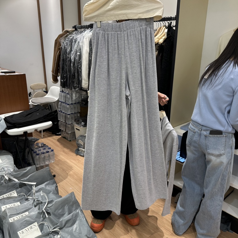 MUYBIEN韓國直郵女士新款時尚休閑真品人氣推薦休閑褲系帶MUYBIEN休閑褲