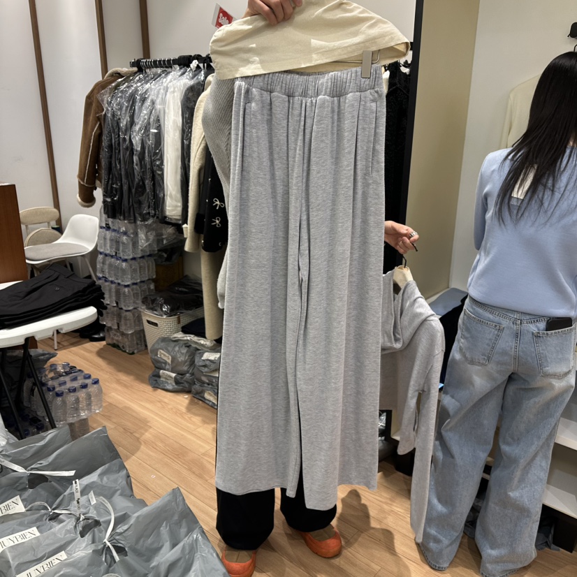 MUYBIEN韓國直郵女士新款時尚休閑真品人氣推薦休閑褲系帶MUYBIEN休閑褲圖色1