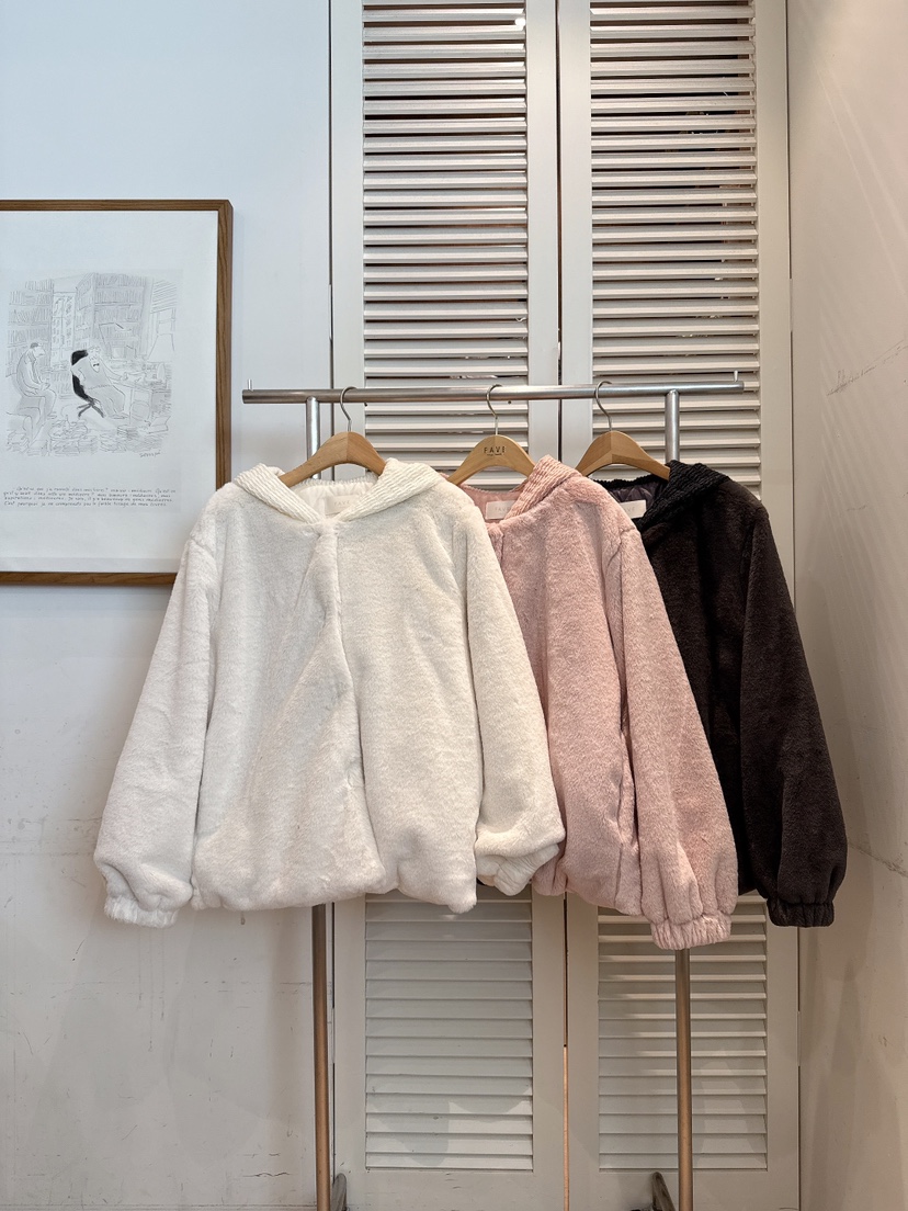 FAVE-L韓國代購女裝新品休閑真品時尚人氣熱賣26春夏夾克貂皮FAVE-L夾克