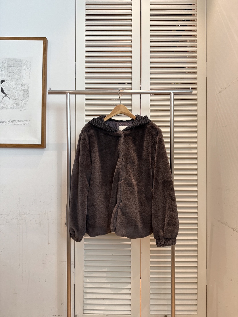 FAVE-L韓國代購女裝新品休閑真品時尚人氣熱賣26春夏夾克貂皮FAVE-L夾克圖色3