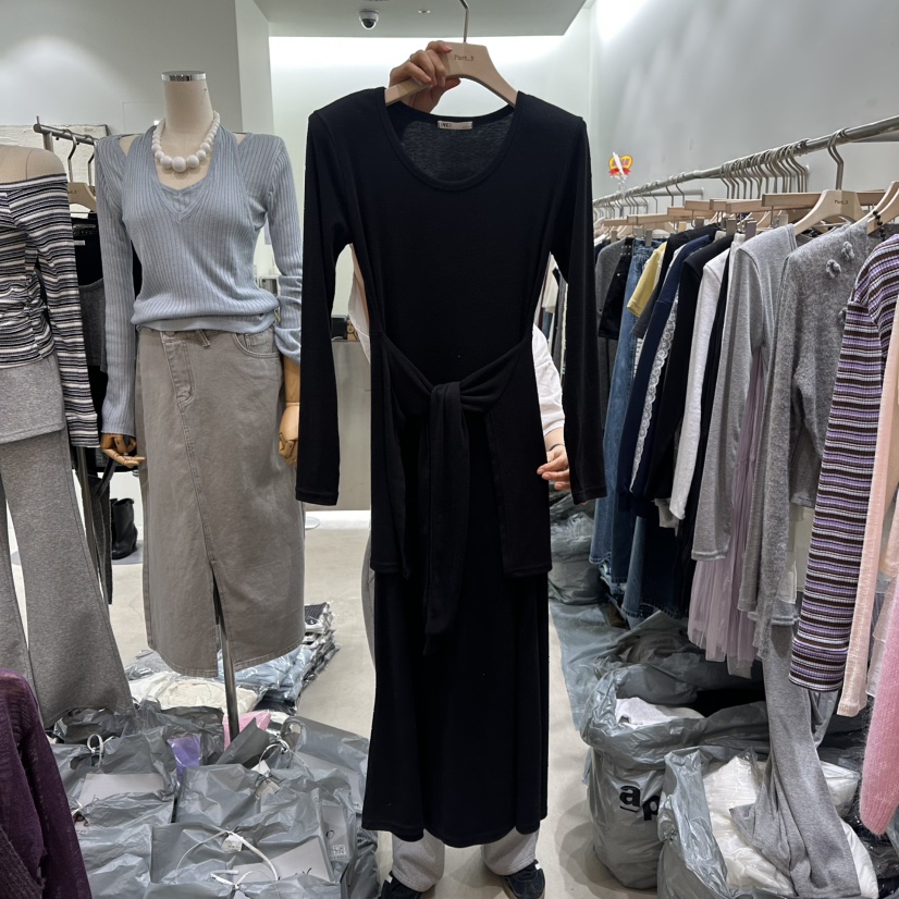 PART3韓國代購女裝新品職業推薦26春夏人氣真品時尚連衣裙Part.3連衣裙圖色1