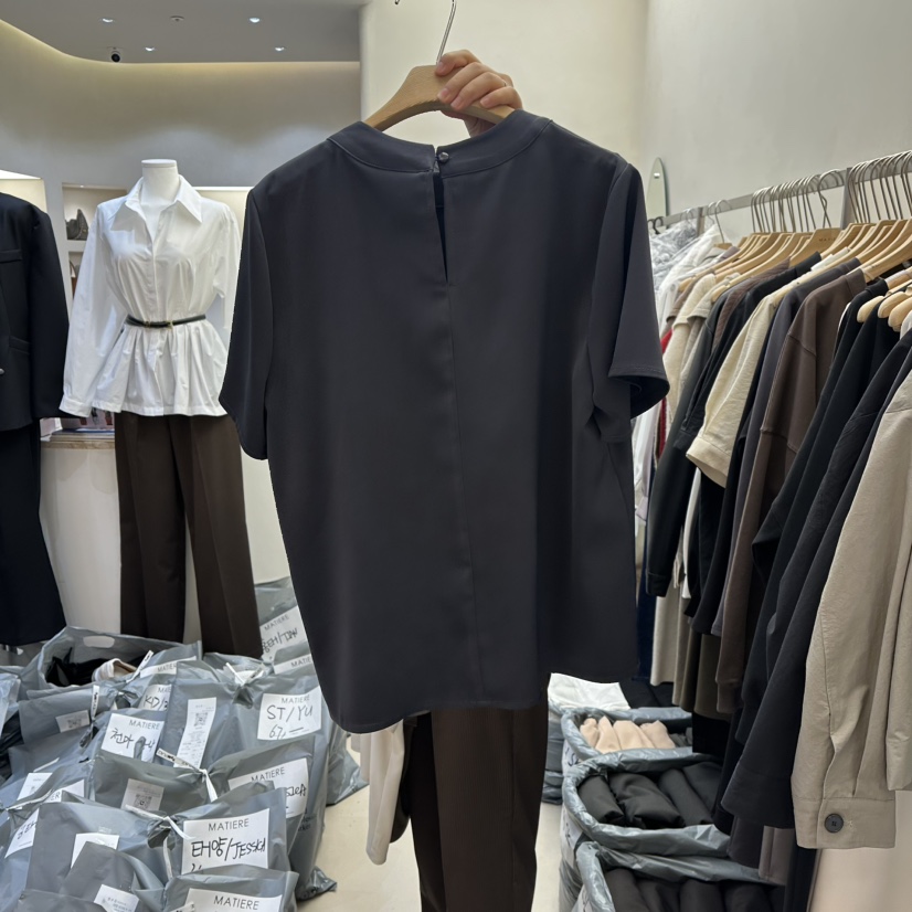 MATIERE韓國代購女裝新款休閑熱賣推薦時尚26春夏襯衫蕾絲衫MATIERE襯衫/蕾絲衫