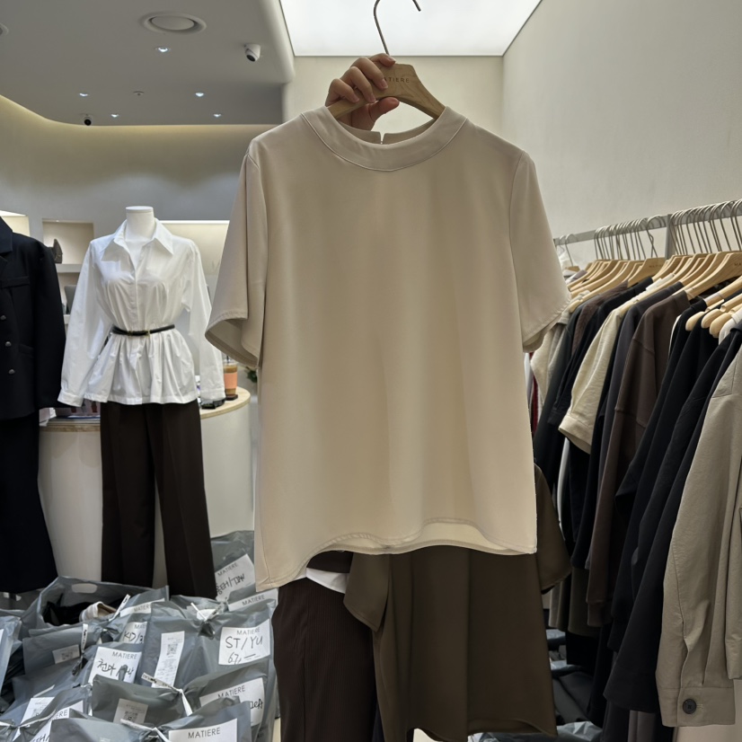 MATIERE韓國代購女裝新款休閑熱賣推薦時尚26春夏襯衫蕾絲衫MATIERE襯衫/蕾絲衫圖色1
