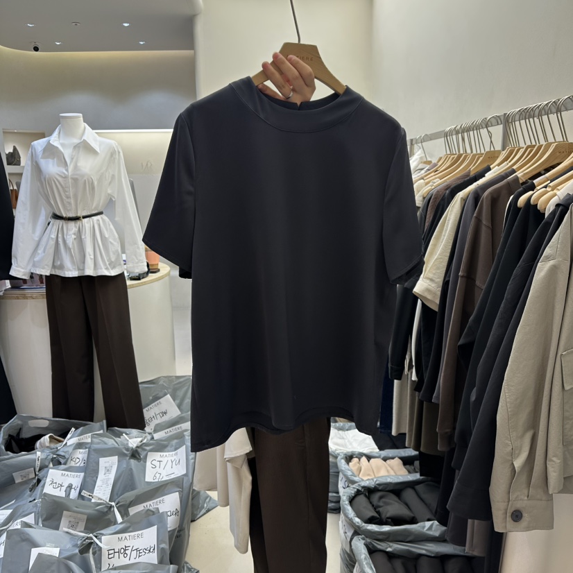 MATIERE韓國代購女裝新款休閑熱賣推薦時尚26春夏襯衫蕾絲衫MATIERE襯衫/蕾絲衫圖色3