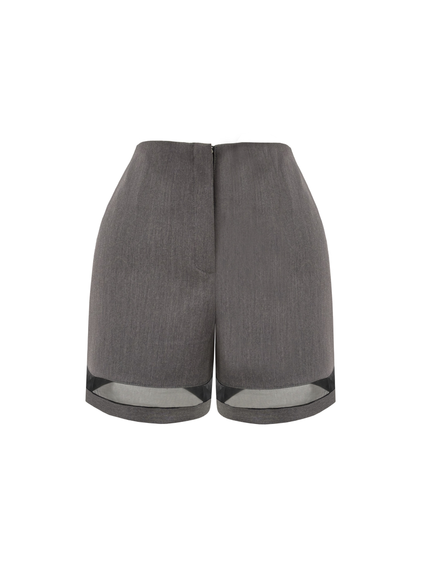 MURREN韓國代購女士新款時尚休閑真品推薦26春夏短褲透明MURREN短褲圖色1