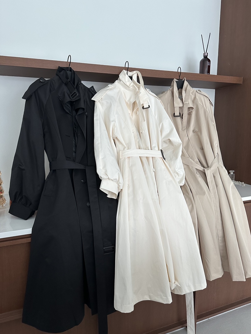 JOURNEY東大門代購女士新款真品休閑時尚推薦長款風衣含腰帶JOURNEY長款風衣