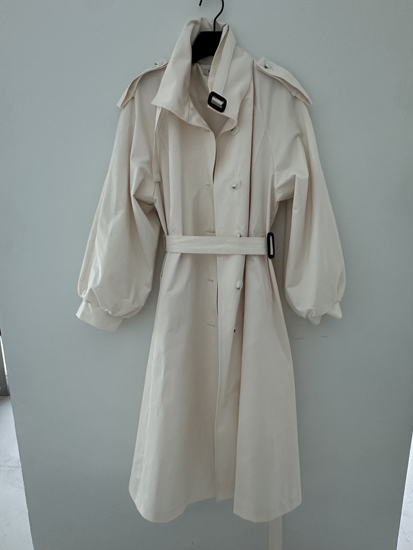 JOURNEY東大門代購女士新款真品休閑時尚推薦長款風衣含腰帶JOURNEY長款風衣圖色1