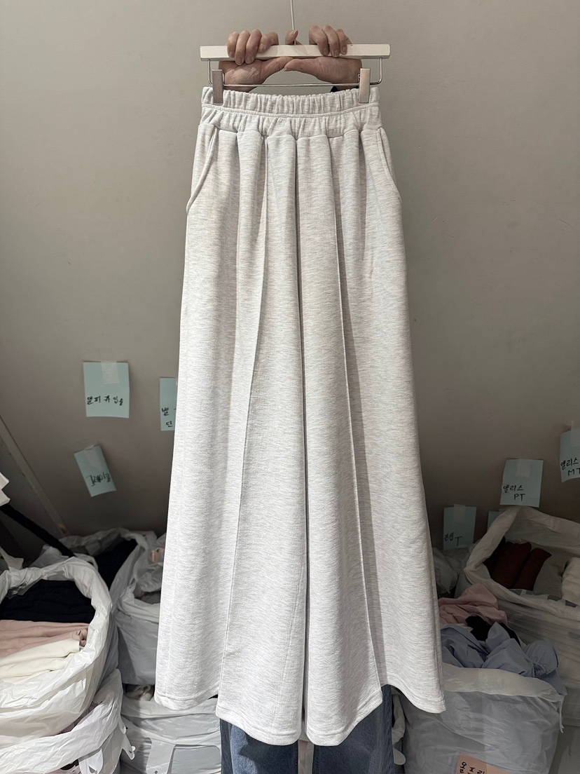 BELITA-L東大門代購女裝新品人氣職業26春夏休閑褲荷葉邊BELITA-L休閑褲圖色1