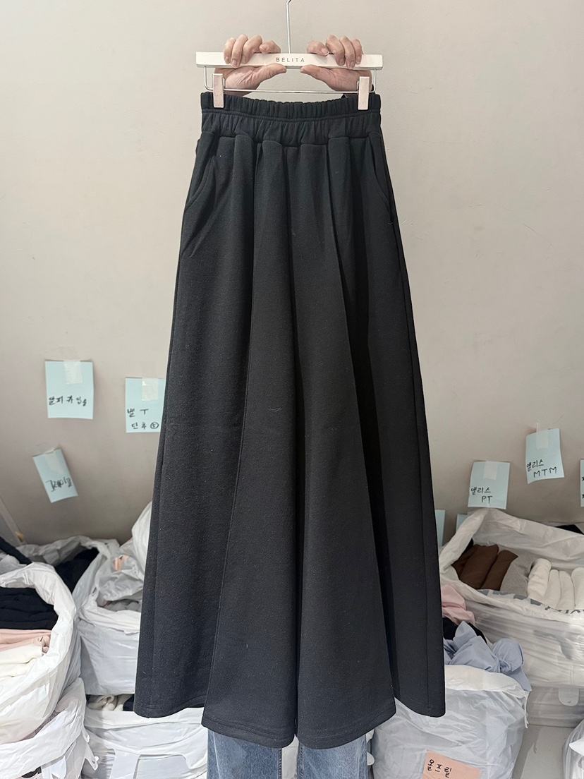 BELITA-L東大門代購女裝新品人氣職業26春夏休閑褲荷葉邊BELITA-L休閑褲圖色3