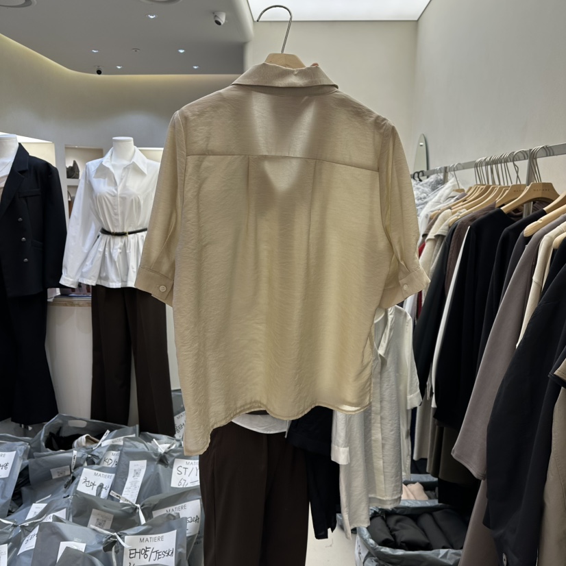 MATIERE東大門直郵女士新款人氣休閑時尚熱賣26春夏襯衫蕾絲衫MATIERE襯衫/蕾絲衫