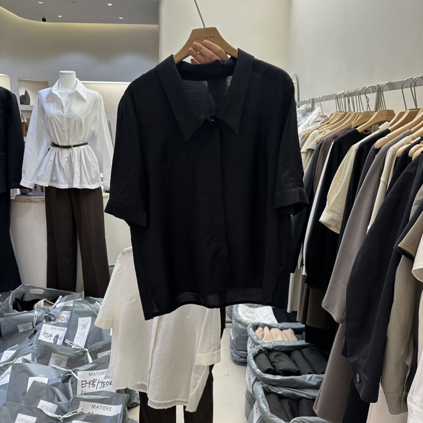 MATIERE東大門直郵女士新款人氣休閑時尚熱賣26春夏襯衫蕾絲衫MATIERE襯衫/蕾絲衫圖色3