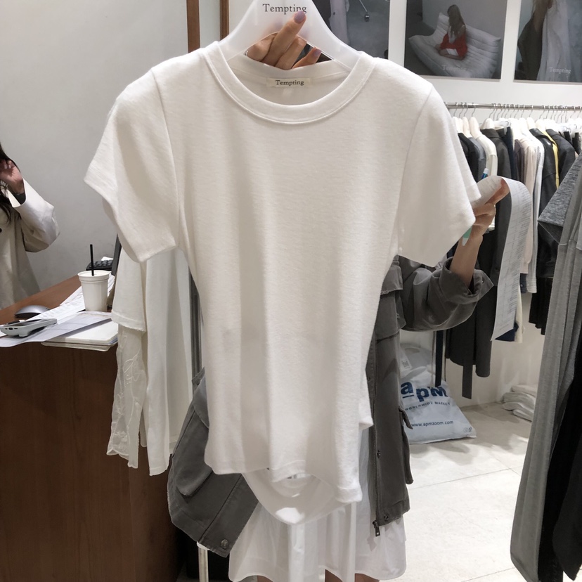 TEMPTING韓國直郵女裝新款職業休閑人氣熱賣時尚推薦真品T恤TEMPTINGT恤圖色1