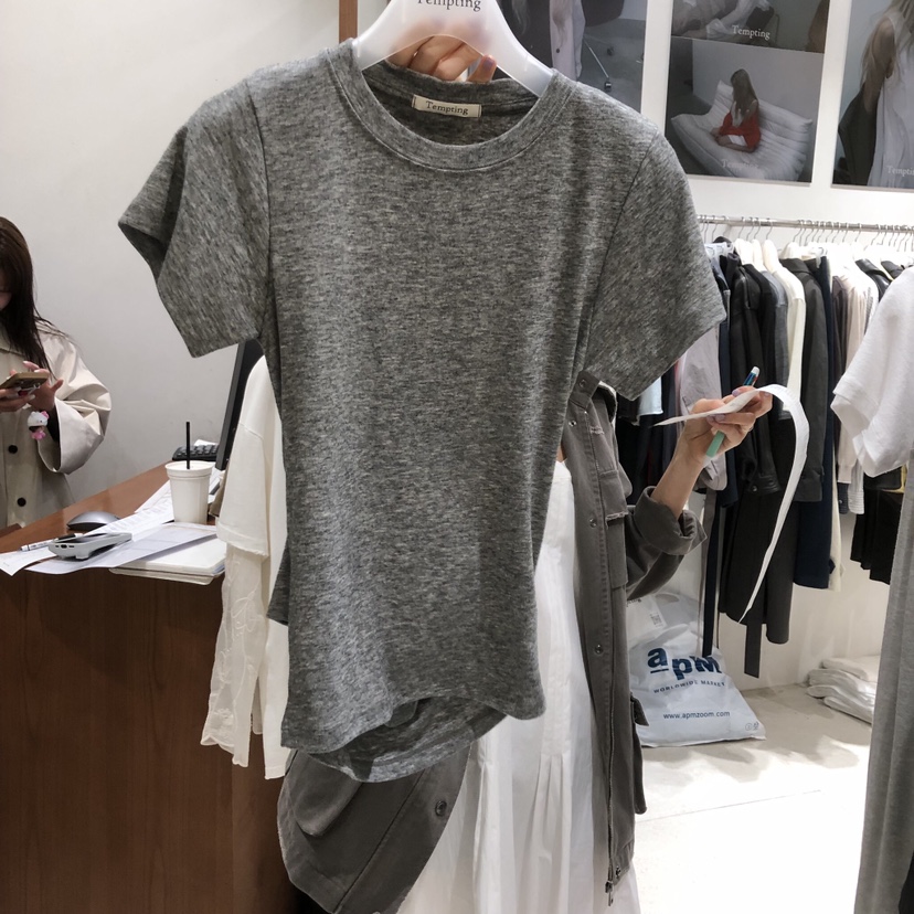 TEMPTING韓國直郵女裝新款職業休閑人氣熱賣時尚推薦真品T恤TEMPTINGT恤圖色2
