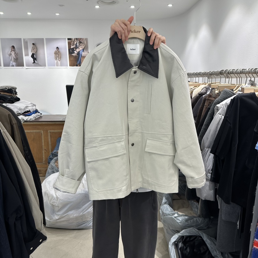 ACKER東大門實拍女士新品真品推薦26春夏職業休閑夾克棉質ACKER夾克圖色1