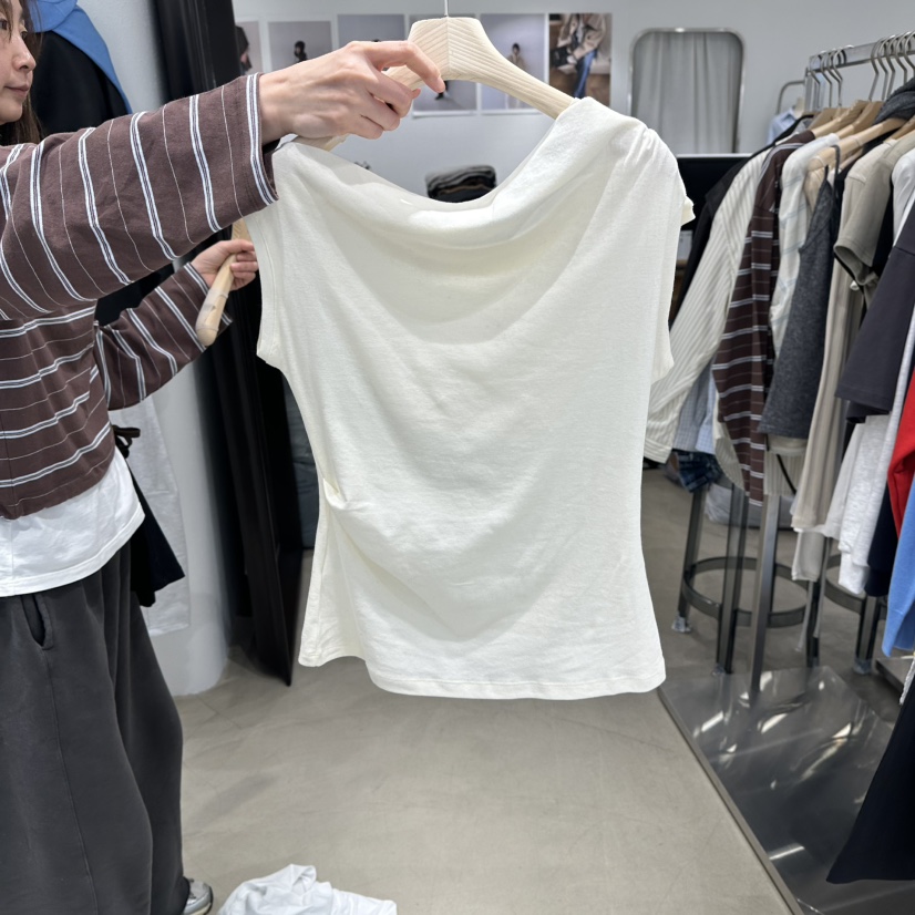 ACKER東大門實拍女裝新款26春夏真品職業休閑吊帶背心露肩ACKER吊帶/背心