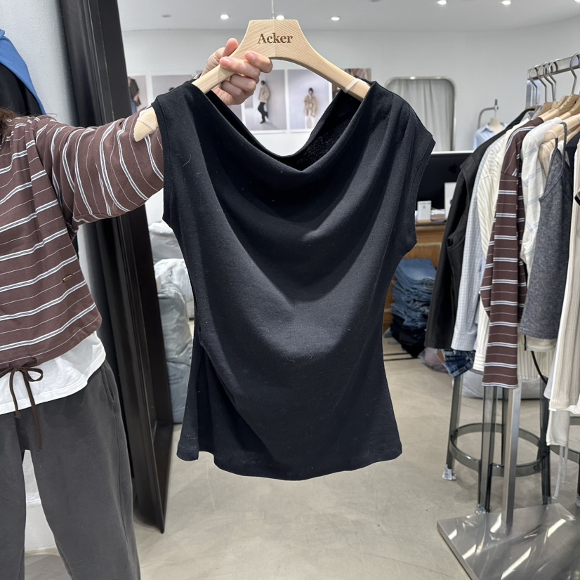 ACKER東大門實拍女裝新款26春夏真品職業休閑吊帶背心露肩ACKER吊帶/背心圖色2