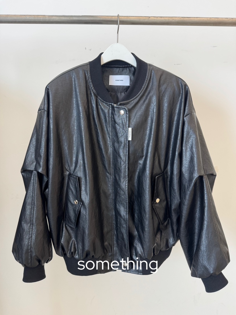SOMETHING-L/FANCY東大門直郵女士新品休閑推薦26春夏夾克SOMETHING-L/FANCY夾克圖色1黑