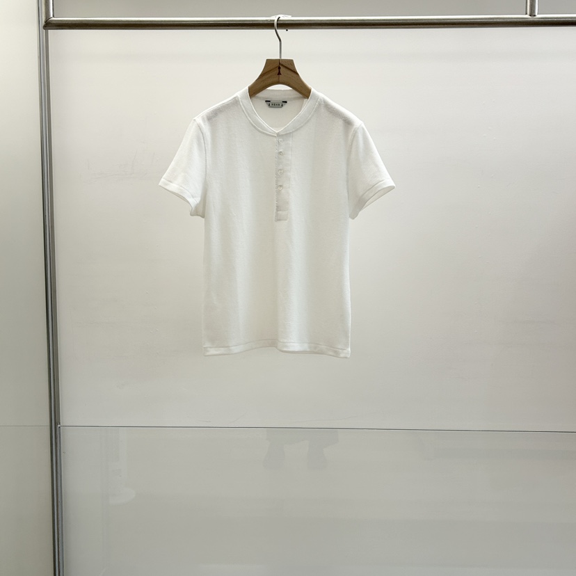 HEHR東大門直郵女士新款26春夏職業休閑推薦熱賣真品T恤紐扣hehr-AUTOMNET恤圖色1