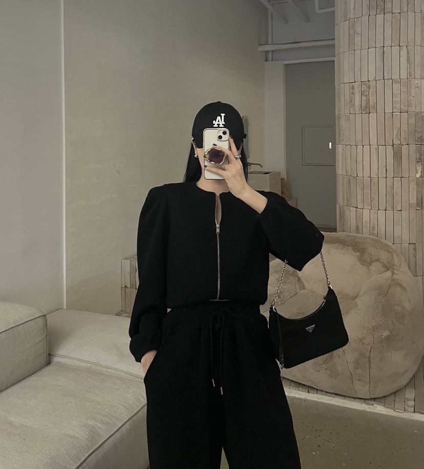 AMUSE SEOUL韓國直郵女裝新款職業26春夏襯衫蕾絲衫拉鏈AMUSE SEOUL襯衫/蕾絲衫