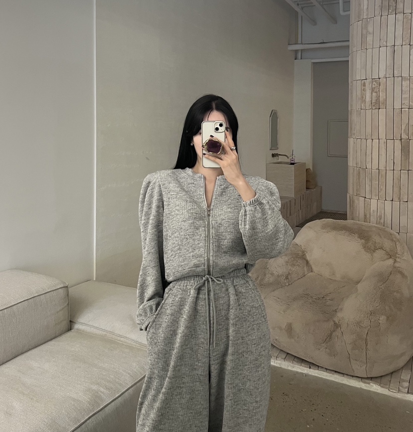 AMUSE SEOUL韓國直郵女裝新款職業26春夏襯衫蕾絲衫拉鏈AMUSE SEOUL襯衫/蕾絲衫