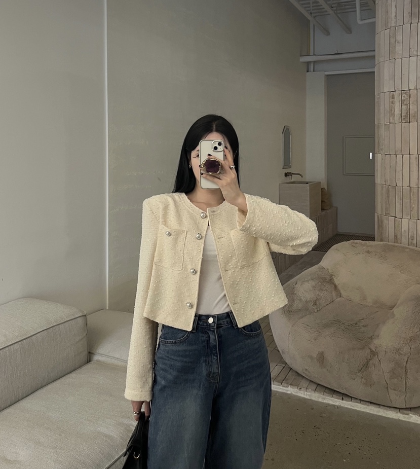 AMUSE SEOUL東大門代購女士新品職業休閑時尚26春夏夾克AMUSE SEOUL夾克