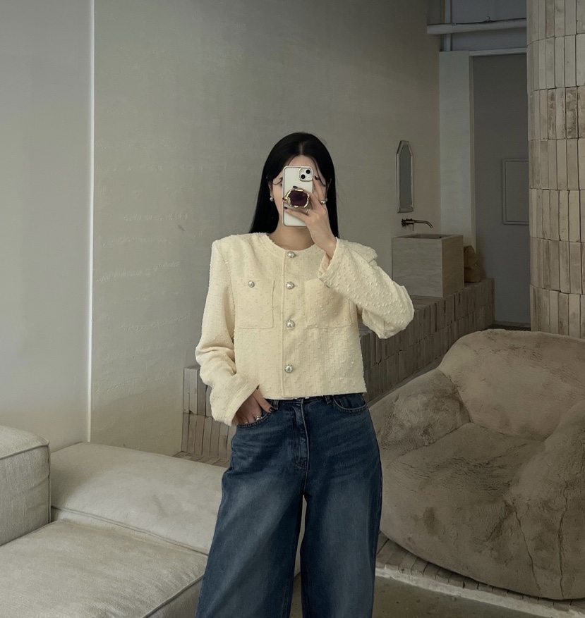 AMUSE SEOUL東大門代購女士新品職業休閑時尚26春夏夾克AMUSE SEOUL夾克