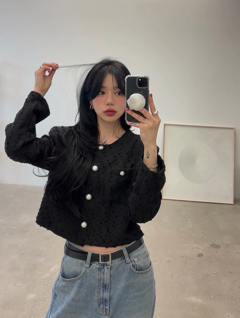 AMUSE SEOUL東大門代購女士新品職業休閑時尚26春夏夾克AMUSE SEOUL夾克