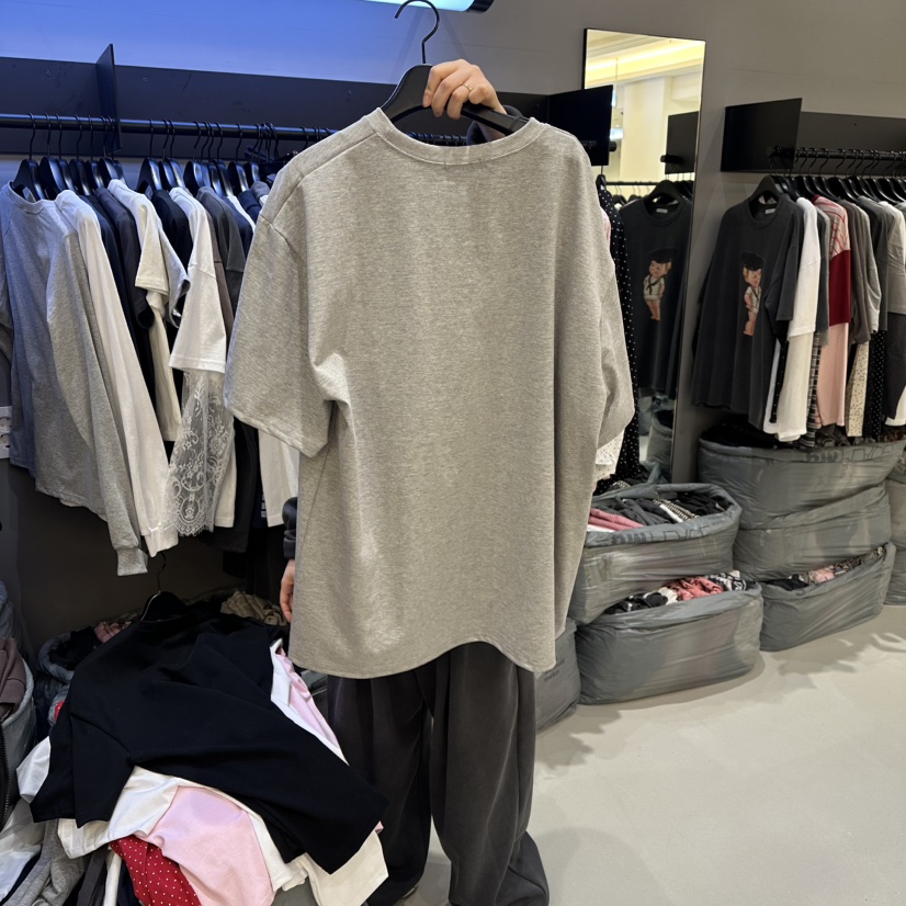 CREDITO韓國直郵女士新款職業26春夏時尚熱賣真品休閑T恤CREDITOT恤